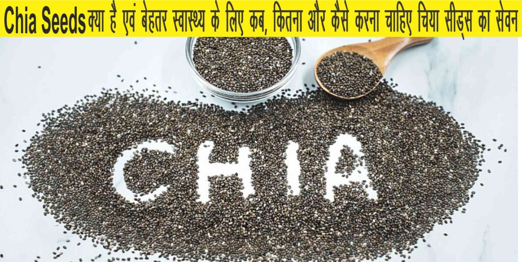 Chia Seeds : चिया सीड्स क्या है एवं बेहतर स्वास्थ्य के लिए कब